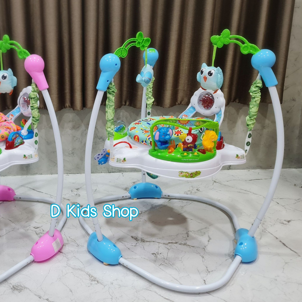 จั้มเปอร์เด็ก-เก้าอี้กระโดด-jumperoo-รถหัดเดิน-มีเสียงดนตรี-มีไฟ-เสริมพัฒนาการเด็ก