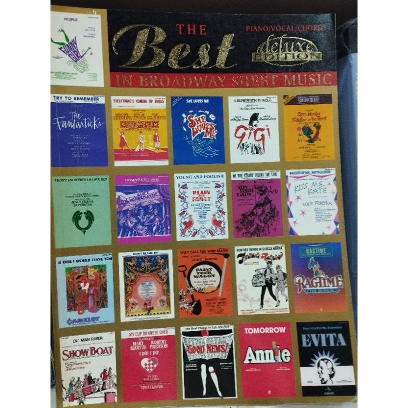 the-best-in-broadway-sheet-music-pvc-654979193944ราคาพิเศษตำนิปกเก่ามาก