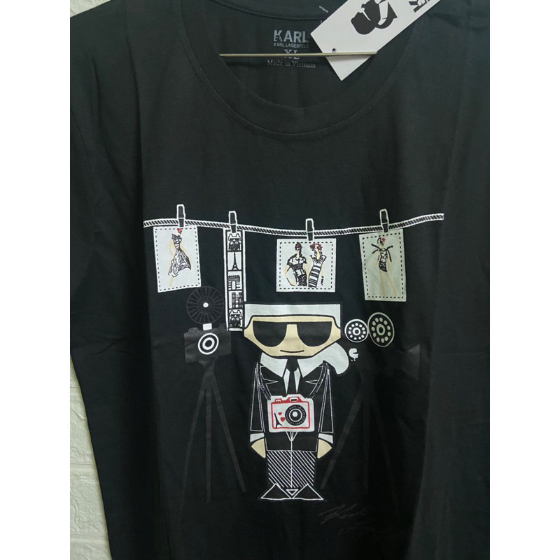 karl-lagerfeld-t-shirt-black-new