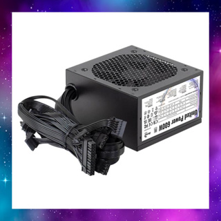 POWER SUPPLY (อุปกรณ์จ่ายไฟ)  (80+ WHITE) 600W AEROCOOL UNITED ใช่งานปกติ ประกัน5/2569