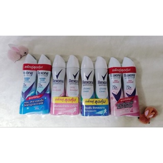 เรโซน่า สเปรย์ระงับกลิ่นกาย  แพ็คคู่ 135 มล. Rexona Deodorant Spray 135 ml แพ็คคู่