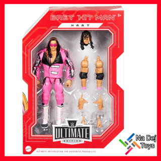 Mattel WWE Ultimate Edition Bret Hit Man Hart 6" Figure มวยปลํ้า อัลติเมท อีดิทชั่น เบรท ฮิตแมน ฮาร์ท ค่ายแมทเทล 6 นิ้ว