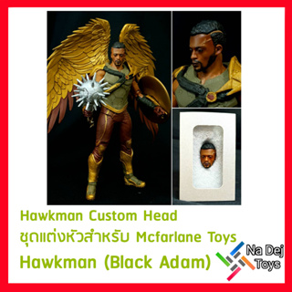 Hawkman custom head for McFarlane Toys 7" ชุดแต่งหัวคัสต้อมสำหรับ ฮอว์คแมน แมคฟาร์เลนทอยส์ 7 นิ้ว ฟิกเกอร์