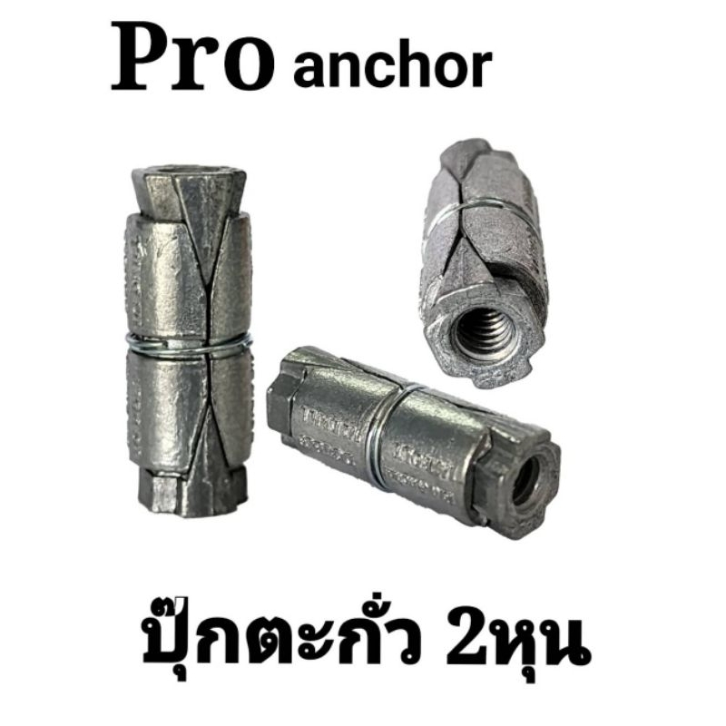 ปุ๊กตะกั่ว2หุน-กล่องละ100ตัว-pro-anchor