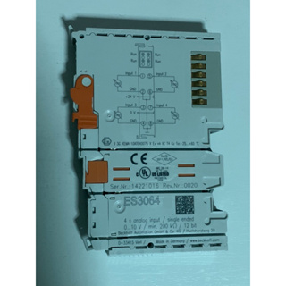 Beckhoff ES3064 EtherCAT Terminal 4-Channel Analog Input 10V 12 Bit