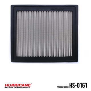 HURRICANE กรองอากาศสแตนเลส , ผ้าแดง Seat ( Cupra ) Volkswagen ( Cabrio , Golf , Jetta , Vento ) HS-0161