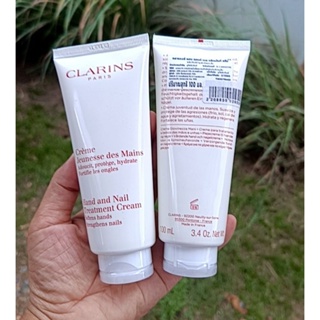 ครีมทามือ คลาแรงส์   Clarins Hand and Nail Treatment Cream  100 ml (ไม่มีกล่อง แต่ฝามีซีลพลาสติกค่ะ 👉ผลิต 2/2565 ค่ะ)