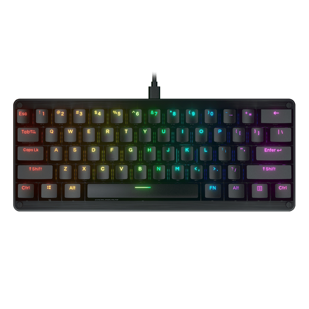 COUGAR - KEYBOARD PURI MINI RGB RED SWITCH - US | Shopee Thailand