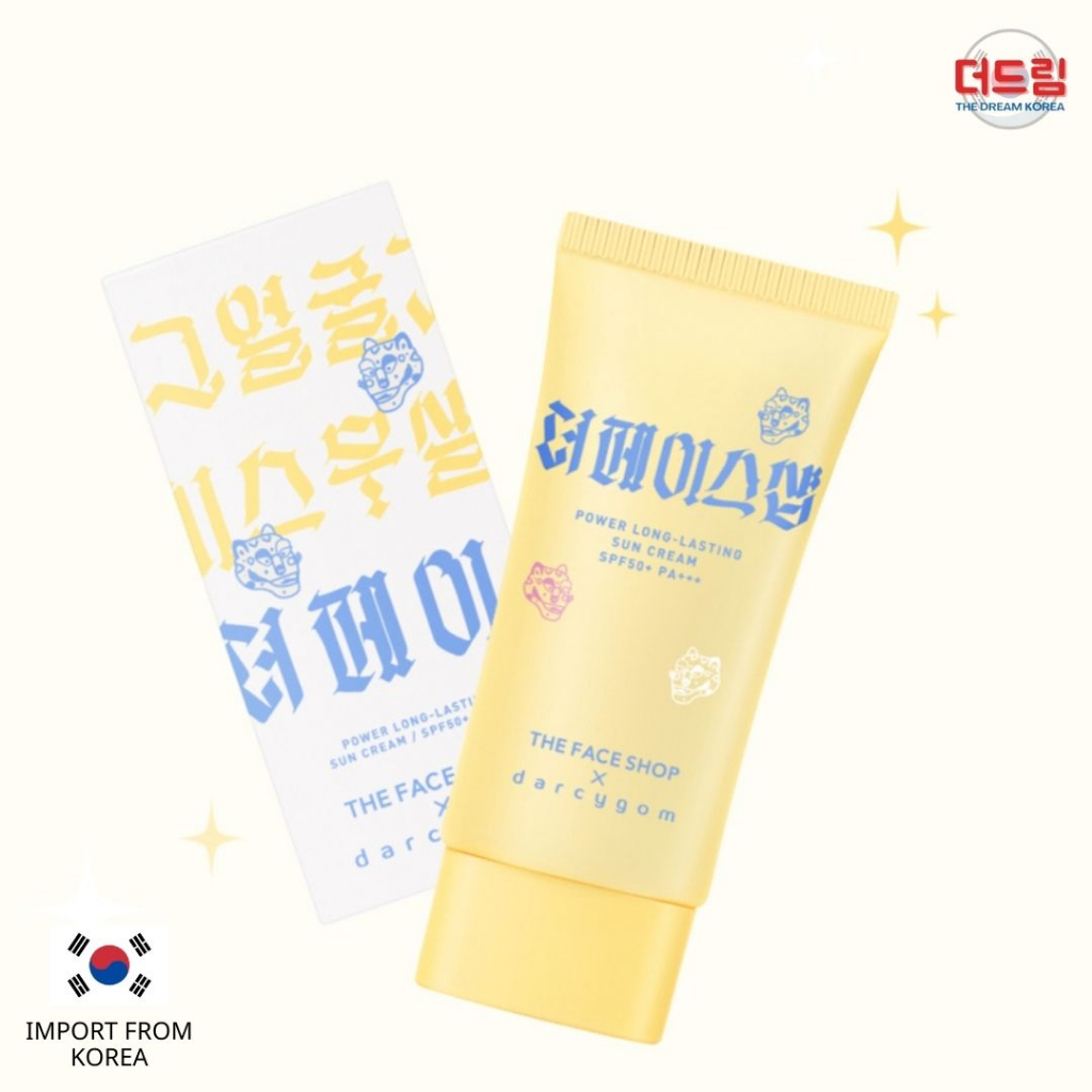 (นำเข้าจากเกาหลี) THE FACE SHOP Power Long-Lasting Sun Cream | Shopee ...