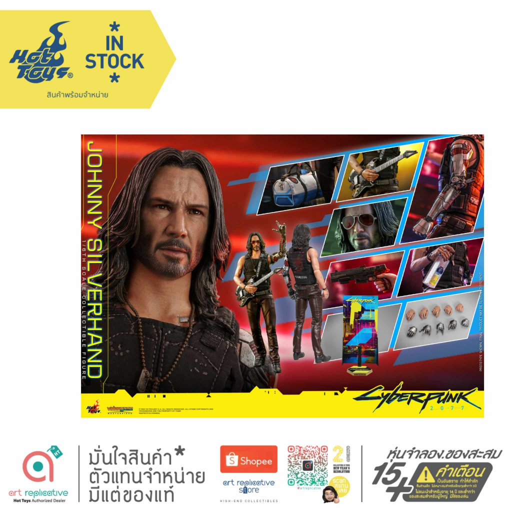 hot-toys-vgm47-johnny-silverhand-collectible-figure-cyberpunk-2077-1-6-โมเดล-ฟิกเกอร์-ของสะสม