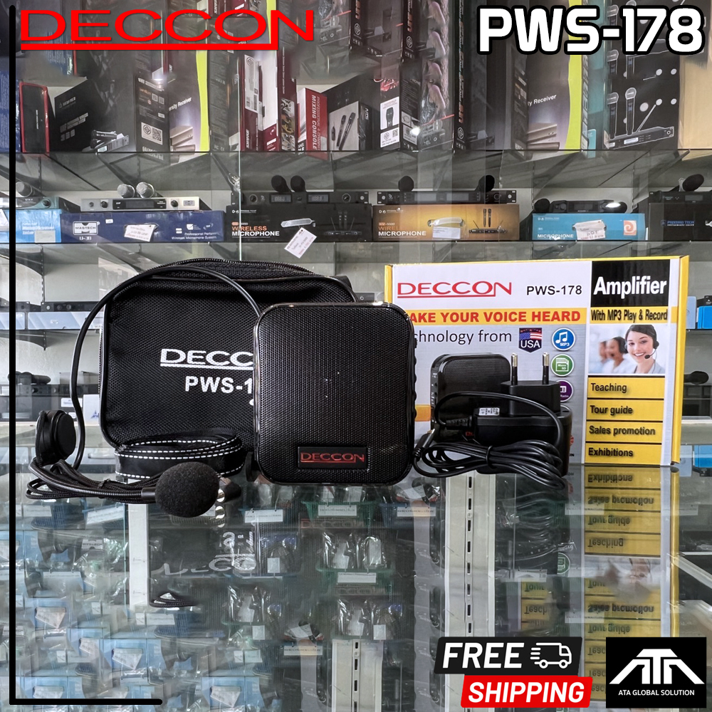 ตู้ลำโพงอเนกประสงค์-deccon-pws-178-usb-bluetooth-fm-mic-rec-ตู้ลำโพงอัดเสียง-ตู้คาดเอว-ตู้เพลง-ตู้ลำโพงพร้อมไมค์-ไมค์ครอ