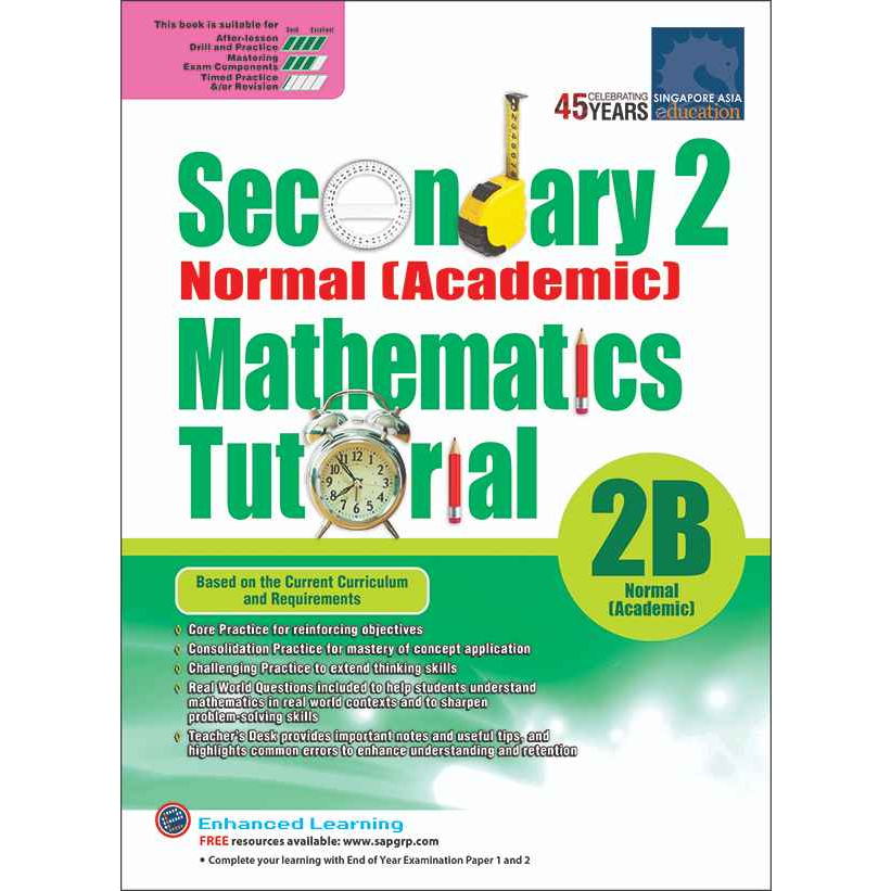 Global Education Secondary 2 Mathematics Tutorial 2B Normal (Academic ...