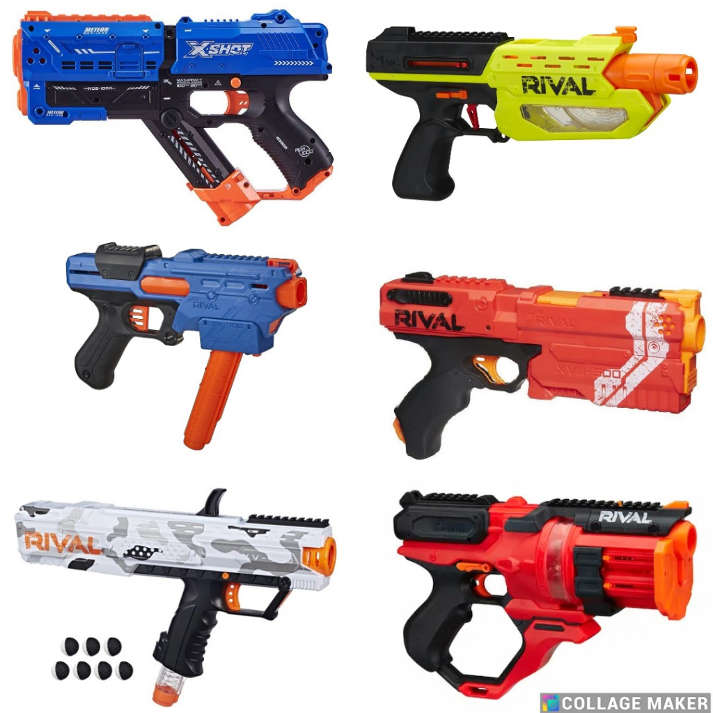 ปืนของเล่น Nerf rival ลูกกลม ลูกนิ่มปลอดภัย มือสอง ปืน Nerf Dartzone ...