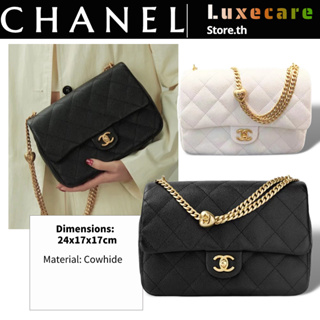 【2023】New 👜Chanel 23P Small bag Women/Shoulder Bag กระเป๋าโซ่