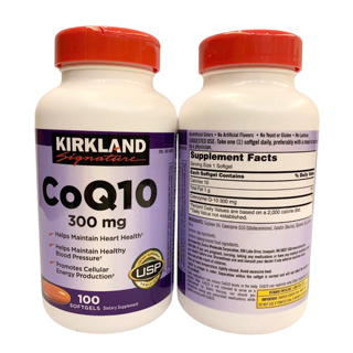 🔥Exp.01/2025🔥Kirkland CoQ10 300 mg 100 softgels