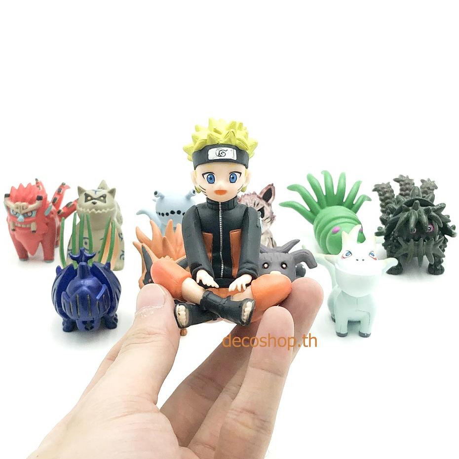 โมเดล-ของเล่น-นารูโตะ-อุซึมากิ-uzumaki-naruto-bijuu-11pcs-โมเดลของขวัญ-ของเล่นสะสม