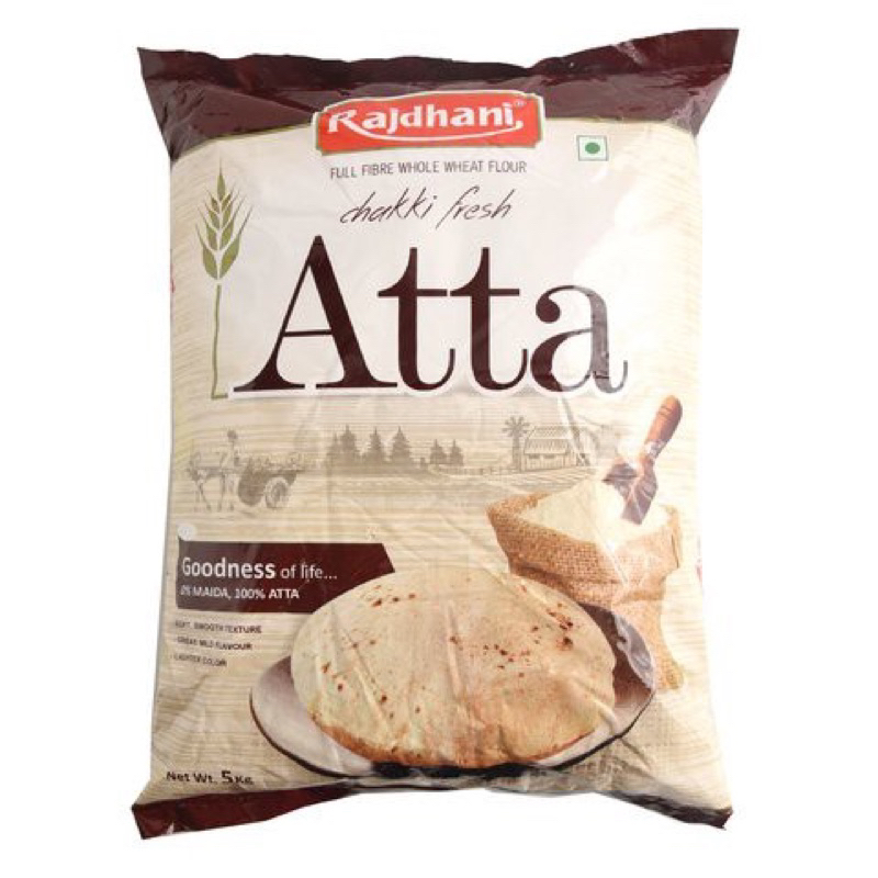 Rajdhani Atta 5 kgs. --- แป้งโฮลวีท 5 กก. | Shopee Thailand