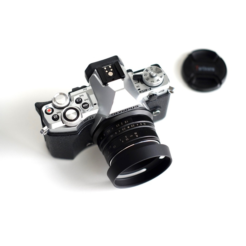 กล้อง-olympus-em5-mark2-พร้อมเลนส์-7artisans-25mm-f1-8