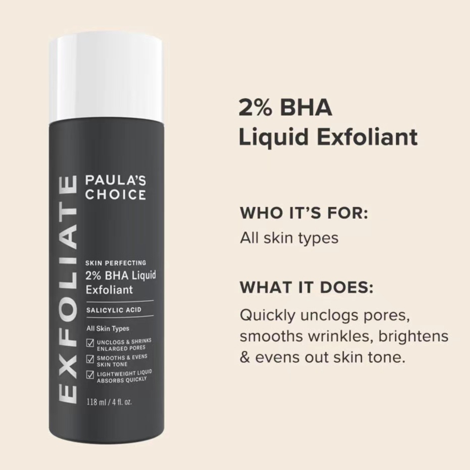 NEW PAULA’S CHOICE 2 BHA LIQUID Exfoliant Salicylic Acid 118ml