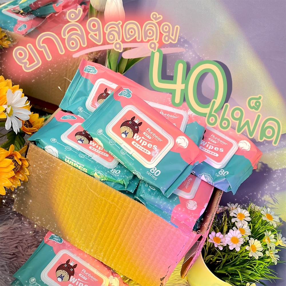 ขายยกลัง-ทิชชู่เปียก-baby-wipes-กระดาษทิชชู่เปียก-สูตรน้ำบริสุทธิ์-ผ้านุ่มชุ่มชื่น-พร้อมส่งในไทย