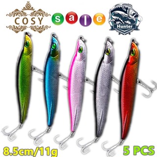 A58-เหยื่อปลอมรูปปลาซิว ตะขอตกปลา Plastic Bait เหยื่อตกปลานิล เหยื่อตกปลาช่อน 11g/8.5cm เหยือตกปลา เหยื่อปลา 🐠🐟🐳