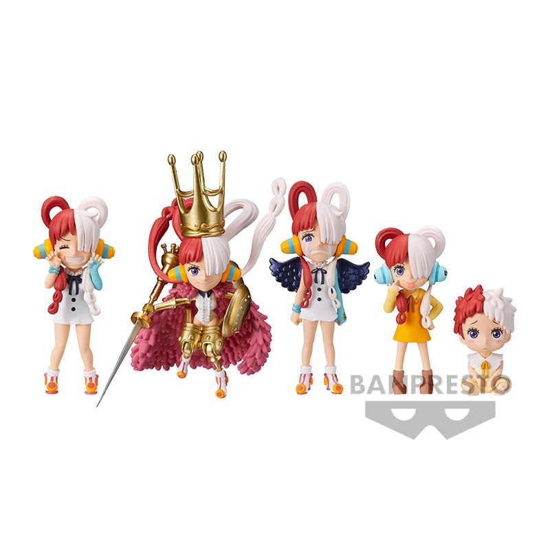 Bandaiบันได Banpresto Wcf Set 5 One Piece Film Red World Collectable Figure Uta Collection 5534