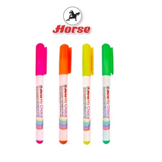 สินค้า HORSE ตราม้า ปากกาเน้นข้อความ H-45 คละสี