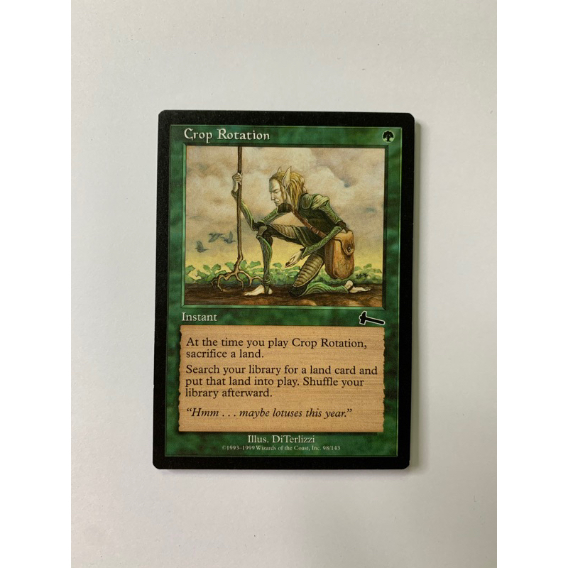 Crop Rotation , Commander EDH MTG SINGLE CARD | Shopee Thailand