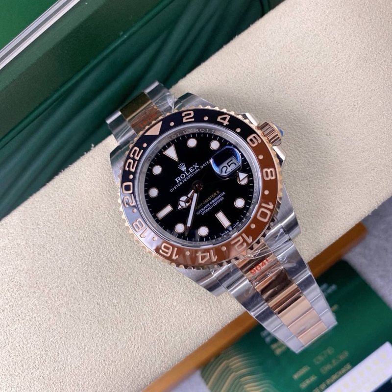 นาฬิกา-rolex-gmt-master-ll-top-swiss-โรงงาน-ew-ใส่สลับแท้