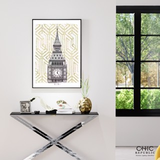 Chic Republic BIG BEN/50x70,ภาพติดฝาผนัง    – สี หลากสี