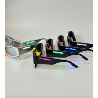 แว่นกันแดด Balenciaga LED frame sunglasses แว่นปาร์ตี้