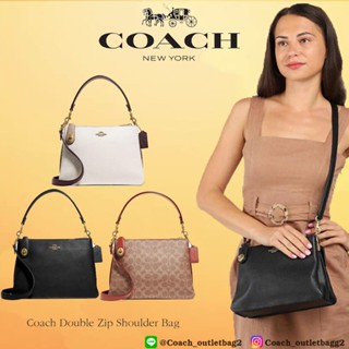 🇺🇸💯Coach Double Zip Shoulder Bag