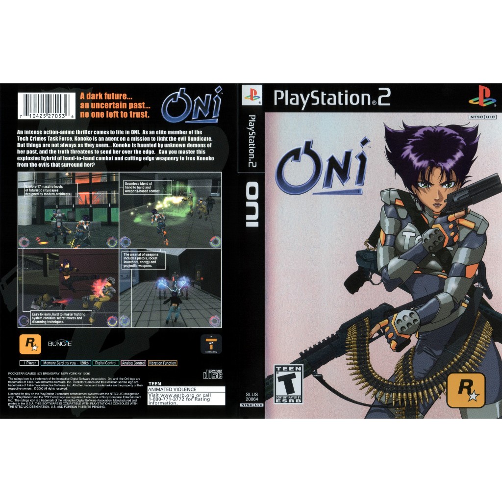 oni playstation 2