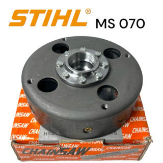 STIHL 070 MS070 อะไหล่เลื่อย พู่เลย์จานไฟ / มู่เลย์จานไฟ / จานไฟ เลื่อยโซ่สติลใหญ่ CHAINSAW 0212 M