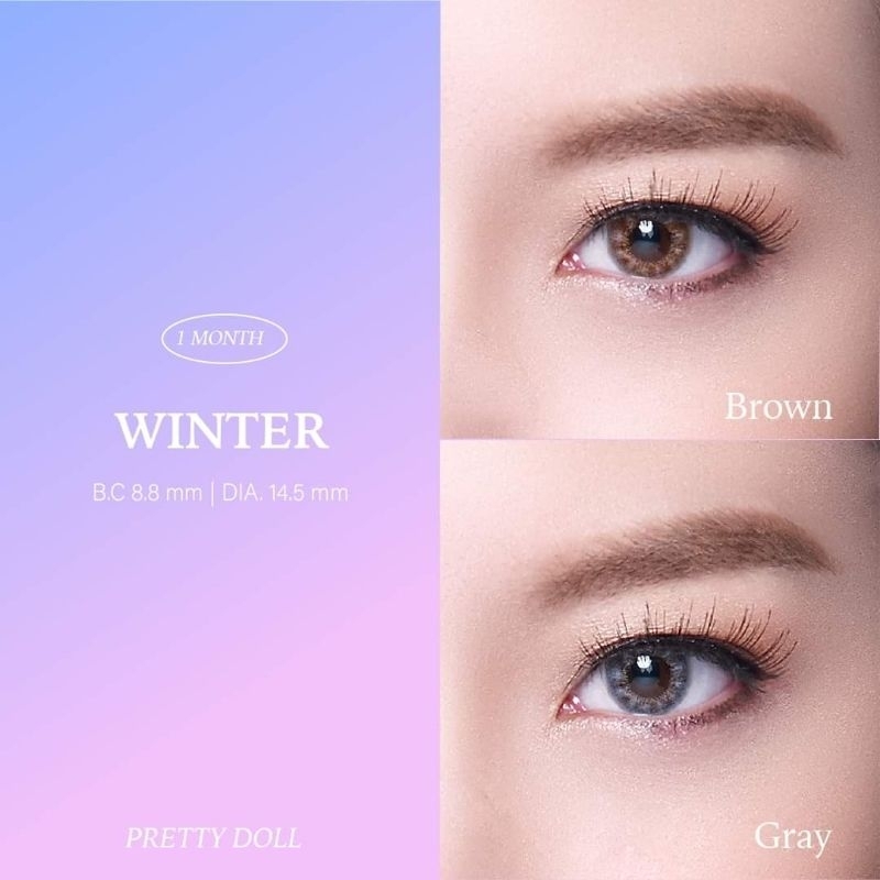 คอนแทคเลนส์-mini-winter-สีเทา-ตาล-gray-brown-มีค่าสายตา-0-00-4-00-เปลี่ยนแทนทุกเดือน