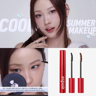 มาสคาร่า espoir ไม่เลอะตลอดวัน ไม่จับตัวเป็นก้อน nomudging mascara waterproof xp ของแท้จากช็อปเกาหลี✔️ pre-order