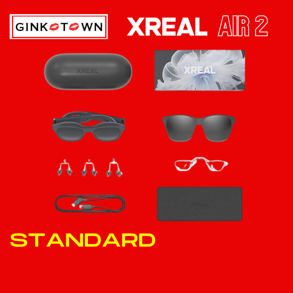 ลดวันสุดท้าย XREAL AIR 2 [NREAL] AR Glasses, Smart Glasses with Massive