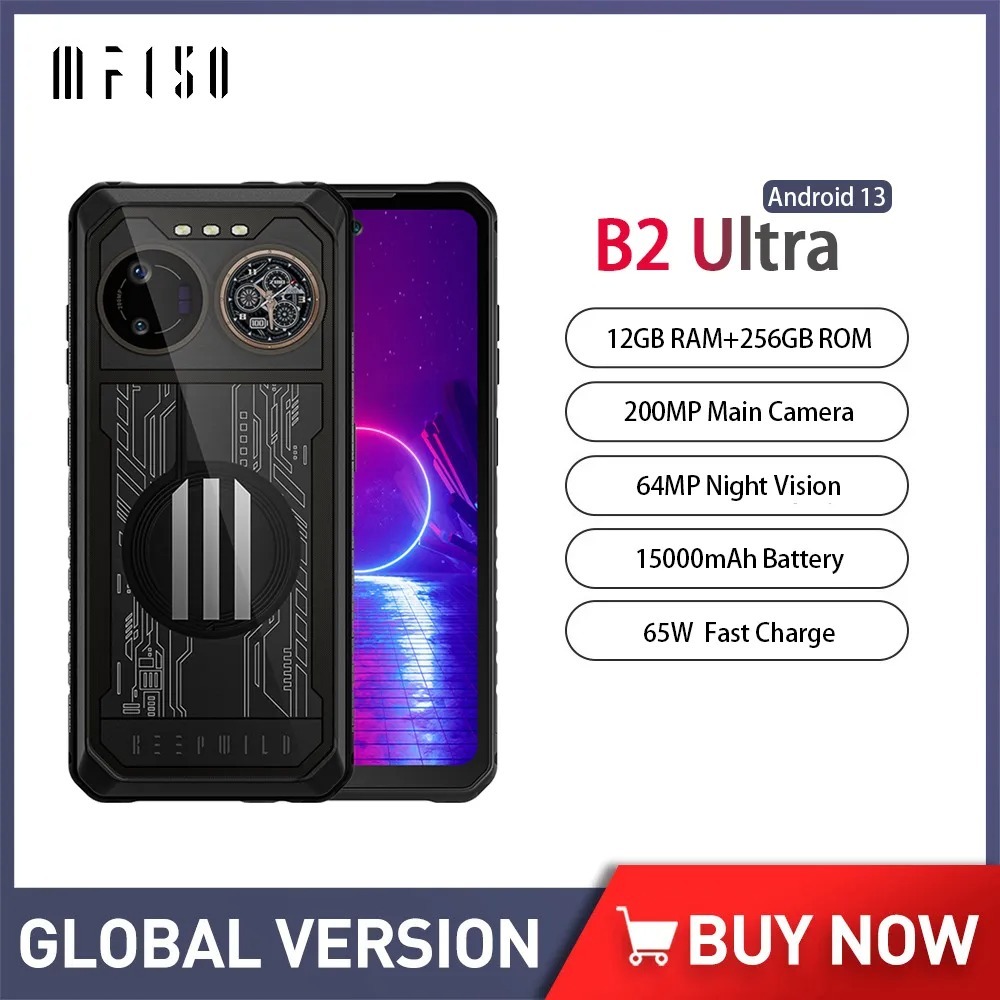 IIIF150 B2 Ultra Rugged Phone 6.8'' 120Hz 12GB+256GB 200MP Smartphone ...