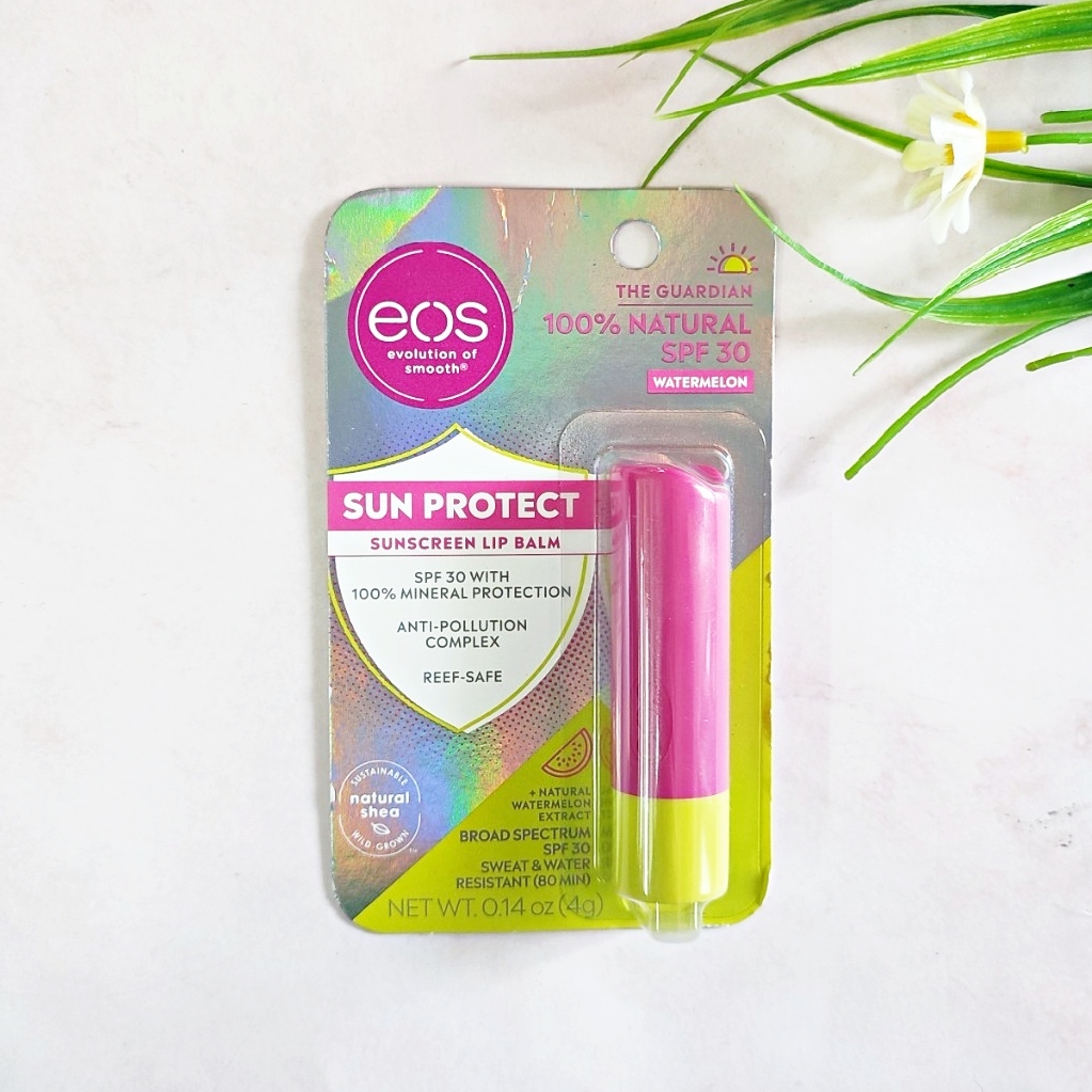 [eos®] Sun Protect Lip Balm with SPF 30, 4 g ลิปบาล์ม ผสมกันแดด ให้ความ