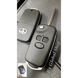 กรอบกุญแจพับ Toyota Altis Vios แบบ 3 ปุ่ม โตโยต้า [ พร้อมส่ง ] 🔥โค้ด NEWFLIP0000 ลด 80 บาท🔥