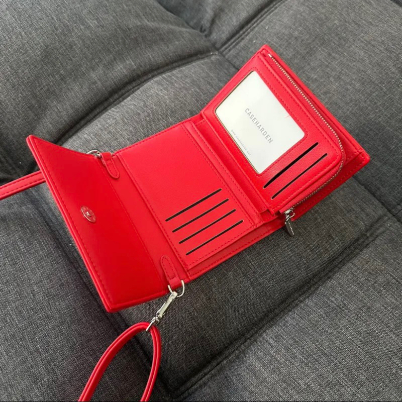 (ใส่โค้ด:20XTRA25ลด138.-) Bizzy Wallet กระเป๋าสตางค์พร้อมสายสะพาย ช่อง ...