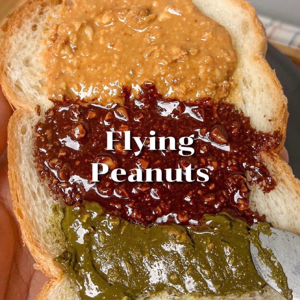 flying-peanuts-เนยถั่ว-นักบิน-แบบหยาบ-3-รสชาติ-ออริจินัล-โกโก้-มัทฉะ-ไม่มีส่วนผสมของเนย-นม-ไข่-อร่อยและดีต่อสุขภาพ