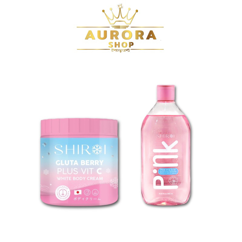 ของแท้-shiroi-gluta-berry-plus-vit-c-ครีมชิโรอิ-ครีมอาบน้ำชิโรอิ-shiroi-pink-hya-acid-whitening-shower