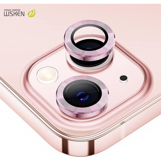 WSKEN ฝาครอบเลนส์ iPhone 13 / 13 mini ตัวป้องกันเลนส์กล้อง HD กระจกเทมเปอร์ฝาครอบกล้อง