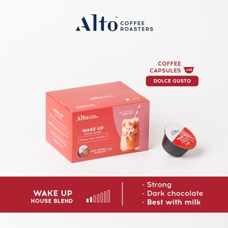 Alto Coffee กาแฟแคปซูล Wake Up Blend สำหรับเครื่อง Nescafe Dolce Gusto (10 แคปซูล)