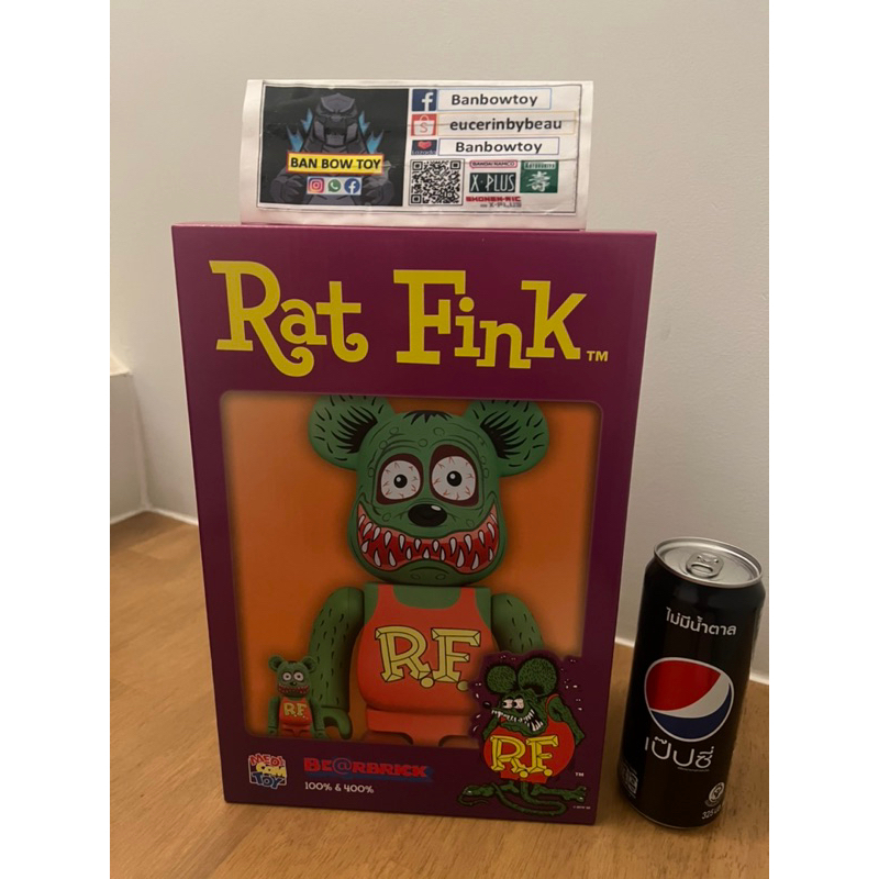 BEARBRICK RAT FINK 100% & 400% | Shopee Thailand