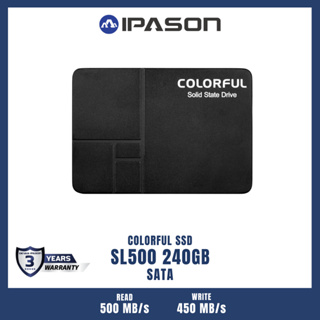 COLORFUL SSD (เอสเอสดี) SL500 ขนาด 240GB (500/450 MB/s) ของแท้ รับประกัน 3 ปี โดย IPASON