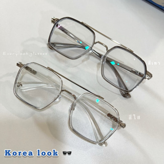 แว่นตากรองแสง เกรดพรีเมี่ยม ทรงเกาหลี รับประกันคุณภาพ กรองแสงจอคอม มือถือได้เป็นอย่างดี