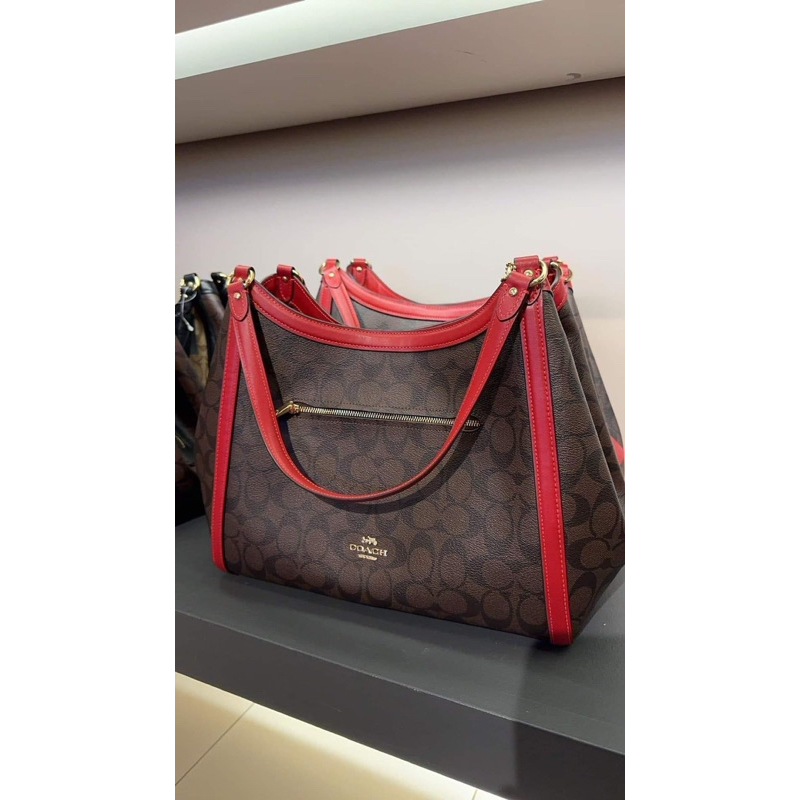 COACH Kristy Shoulder Bag In Signature Canvas | Shopee Thailand