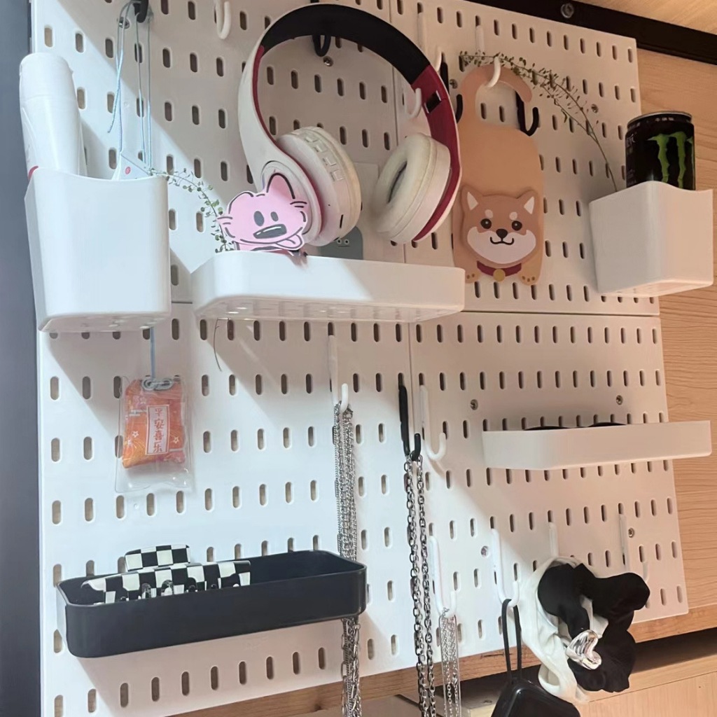 ชั้นวางของผนัง Pegboard Switch Rack Kit Hole Plate สำหรับตกแต่งบ้านชั้น ...